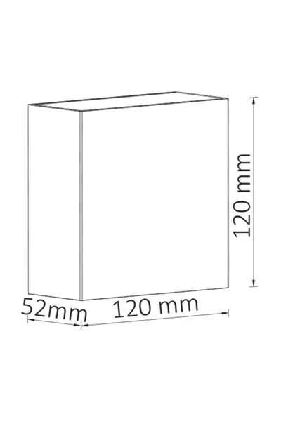 ACK 4W Beyaz 3000K Led Duvar Aplıgı AH07-03500 görsel 5