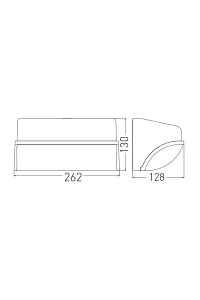 Ack AH07-06400 30W 3000K Günışığı Duvar Armatürü görsel 2