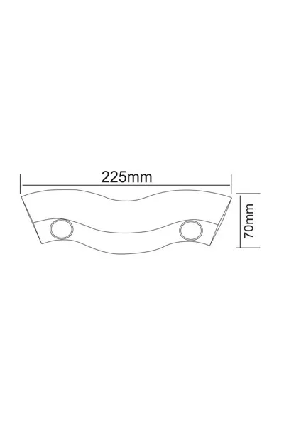 Ack AH07-07501 4W 3000K Günışığı Çift Taraflı Dekoratif Led Duvar Apliği görsel 3