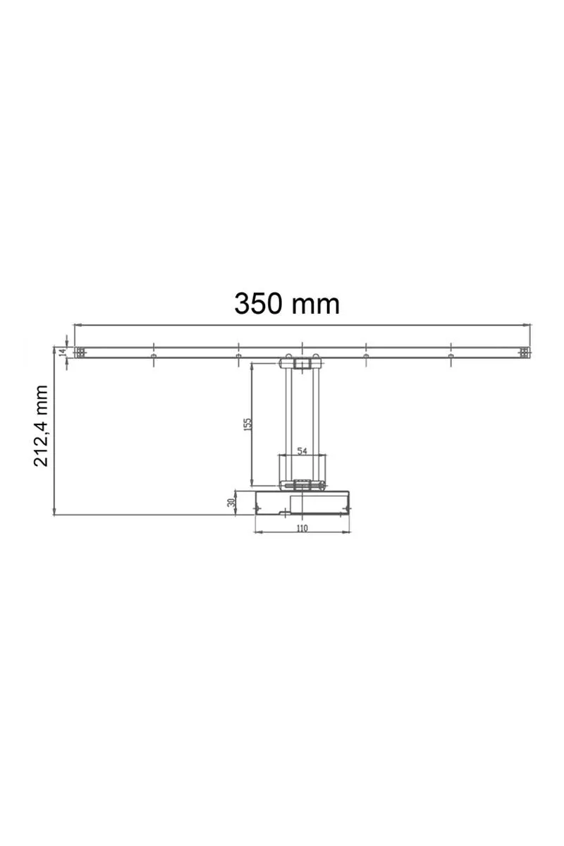 ACK AH10-00107 3000K Günışığı 6W Gold Kasa Ledli Tablo Apliği görsel 5