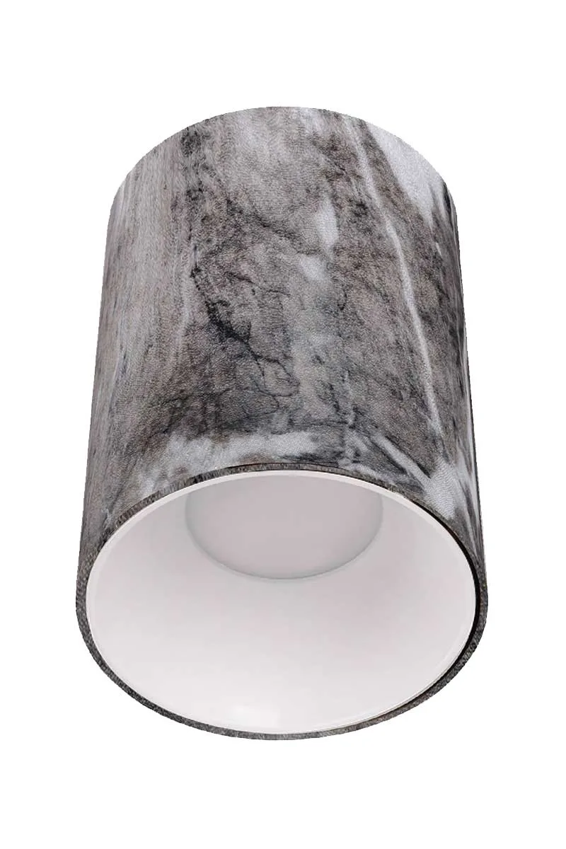 ACK AH12-08502 Beyaz Reflektör Gri Mermer Kasa Sıva Üstü Dekoratif Armatür