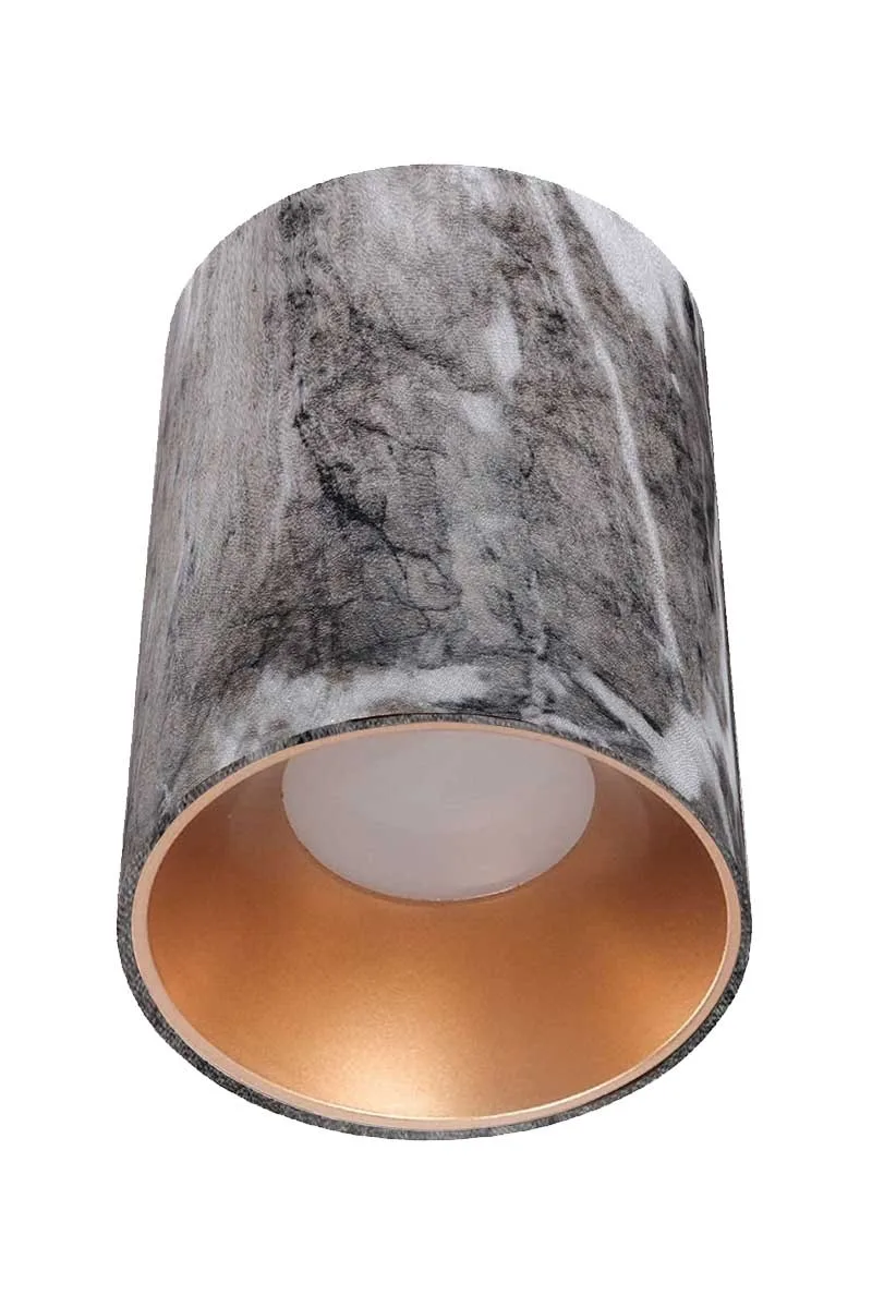 ACK AH12-08592 Mat Rose Reflektör Gri Mermer Kasa Sıva Üstü Dekoratif Armatür