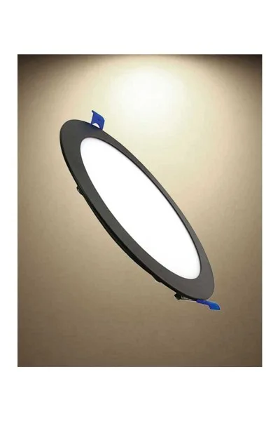 ACK 6W Siyah 4000K Sıva Altı Yuvarlak Led Panel AP01-00611 görsel 2
