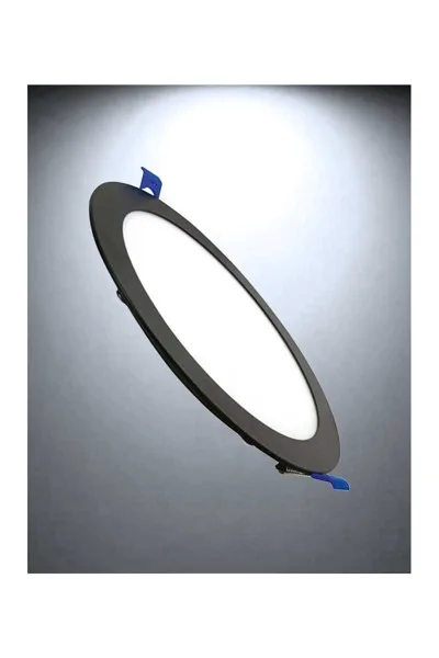 ACK 6W Siyah 6500K Sıva Altı Yuvarlak Led Panel AP01-00631 görsel 2