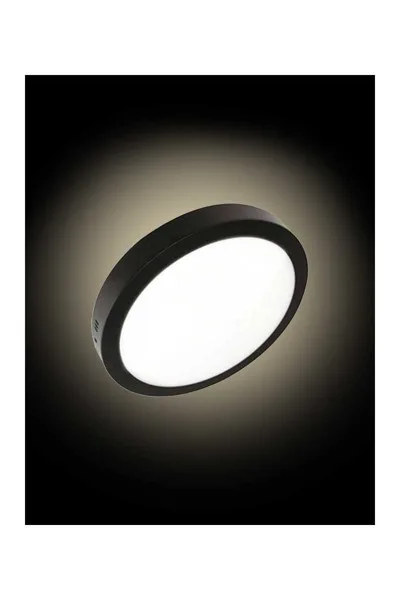 ACK 12W Siyah 4000K Sıva Üstü Yuvarlak Led Panel AP03-01211 görsel 2