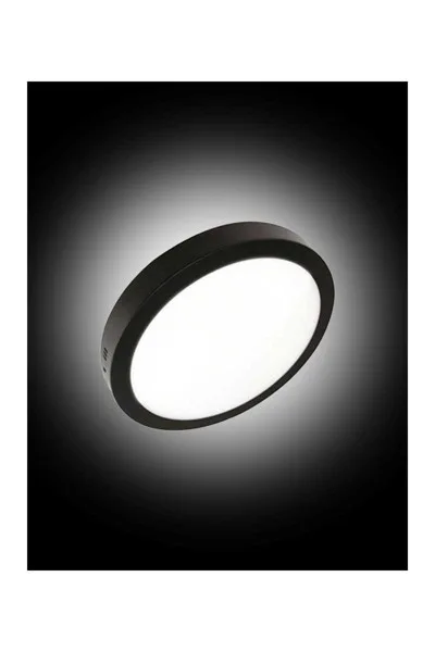 ACK 12W Siyah 6500K Sıva Üstü Yuvarlak Led Panel AP03-01231 görsel 2
