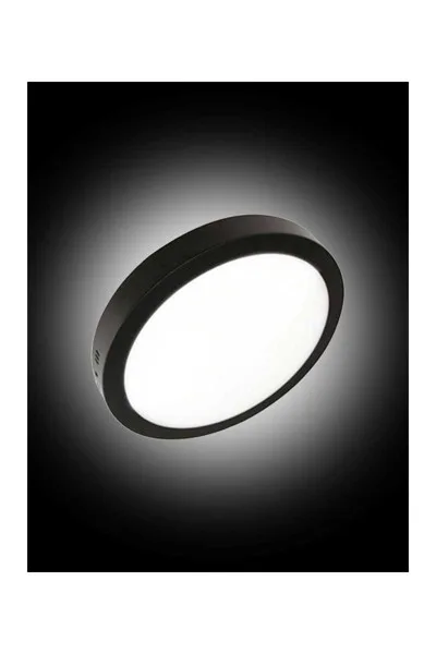 ACK 18W Siyah 6500K Sıva Üstü Yuvarlak Led Panel AP03-01831 görsel 2