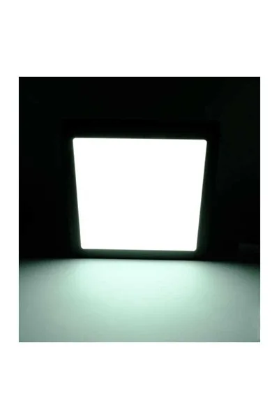 ACK 12W Siyah 4000K Sıva Üstü Kare Led Panel AP04-01211 görsel 3
