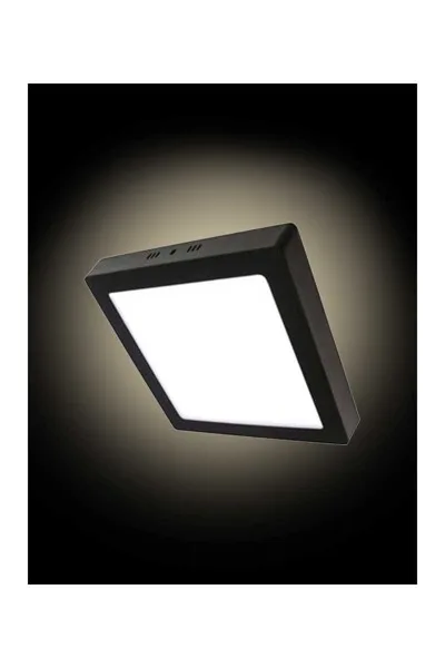 ACK 18W Siyah 4000K Sıva Üstü Kare Led Panel AP04-01811 görsel 2