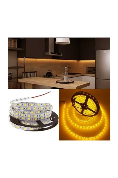 ACK Üç Çip 60 Led Amber Silikonsuz Şerit Led AS01-00308 görsel 2