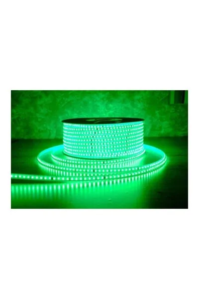ACK 3535 120 Led/Metre Yeşil 220V Şerit Led Ip65 10Mmx5Mm AS01-01505 görsel 2