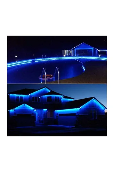 ACK 3535 120 Led/Metre Mavi 220V Şerit Led Ip65 10Mmx5Mm AS01-01506 görsel 4