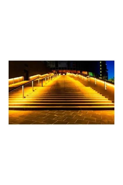 ACK 3535 120 Led/Metre Amber 220V Şerit Led Ip65 10Mmx5Mm AS01-01508 görsel 3
