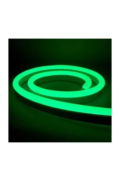 ACK  Led Neon Hortum 2835-120Led/1M-7,5W, 220V, Yeşil, Ip65, 9X16Mm Led Neon Hortum AS03-00505