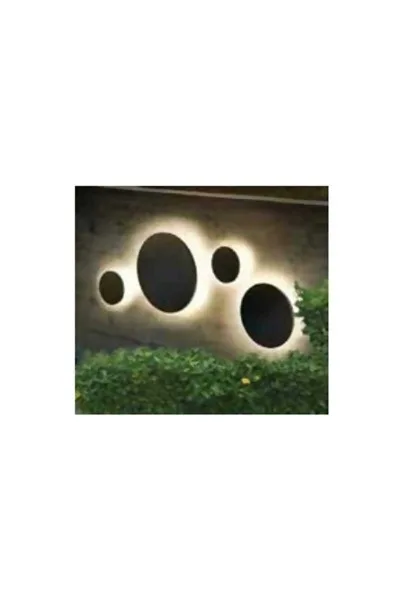 ACK 18W Led Duvar Armatürü / Siyah / 6500-4000-3000K Butonlu Renk Seçeneği AT15-01891 görsel 2