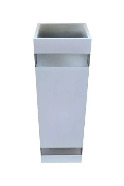 ACK 18W Led Duvar Armatürü / Beyaz / Kare / 6500-4000-3000K Butonlu Renk Seçeneği AT16-11890 görsel 3