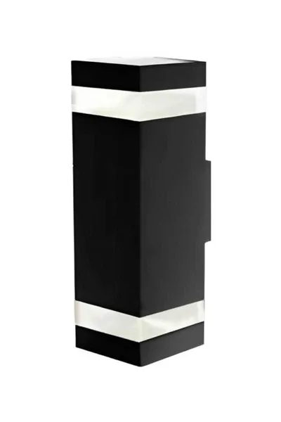 ACK 18W Led Duvar Armatürü / Siyah / Kare / 6500-4000-3000K Butonlu Renk Seçeneği AT16-11891
