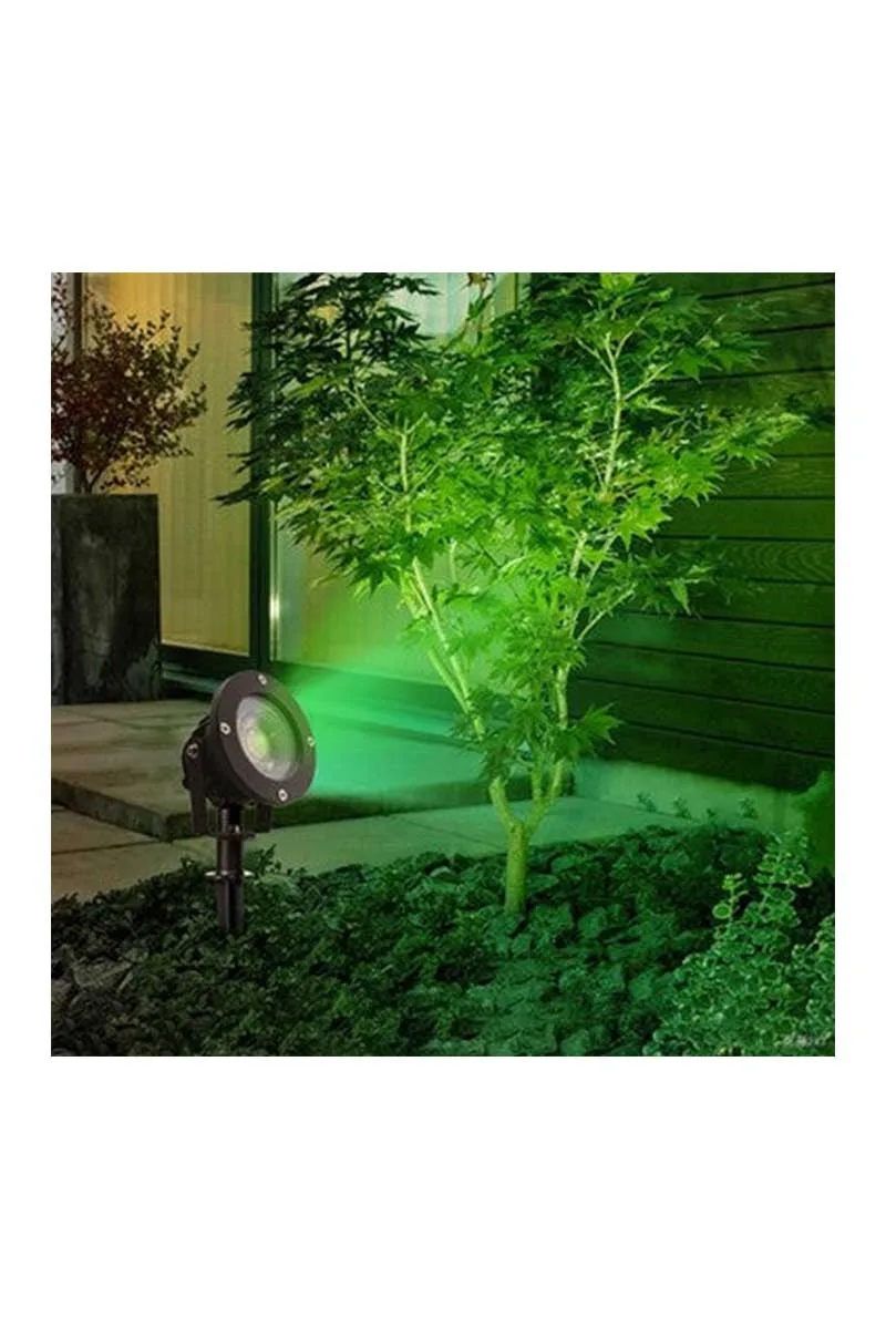 ACK AT25-00351 Yeşil 10W Siyah Led Kazıklı Çim Armatürü görsel 3