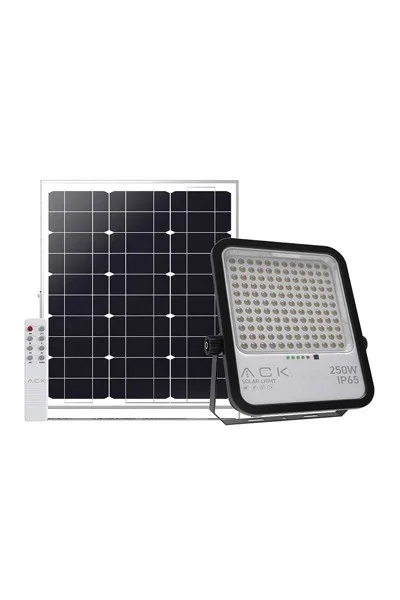 ACK 250W Lensli Solar Led Projektör 6500K Ip65 AT65-19632