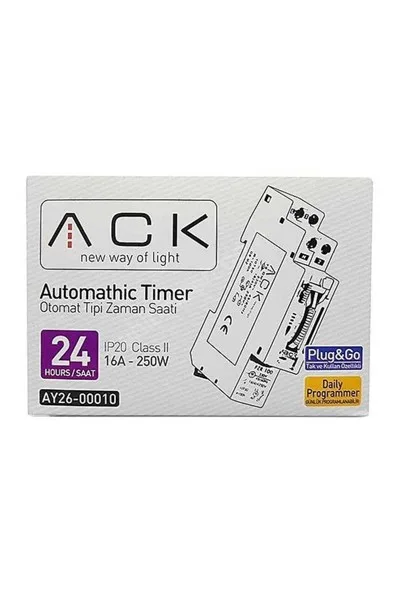 ACK AY26-00010 Rezervli W Otomat Tipi Mekanik Zaman Saati görsel 2