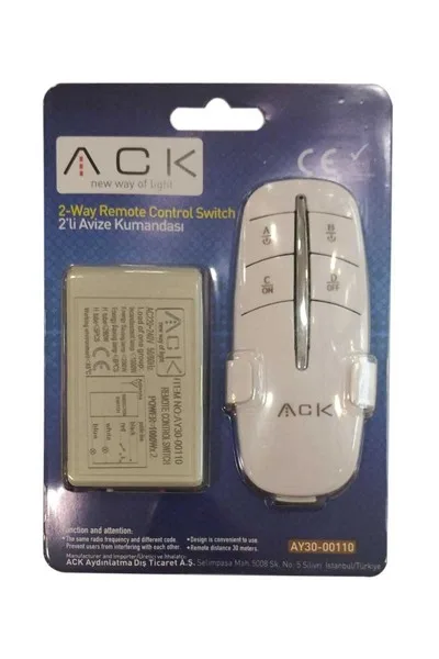 ACK 2'Lı 220V Avıze Kumandası AY30-00110 görsel 2