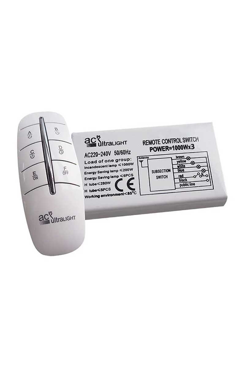 ACK AY30-00120 220V Üçlü Avize Kumandası