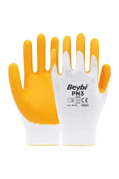 Beybi Pn3 sarı Nitril Eldiven (NO.10)