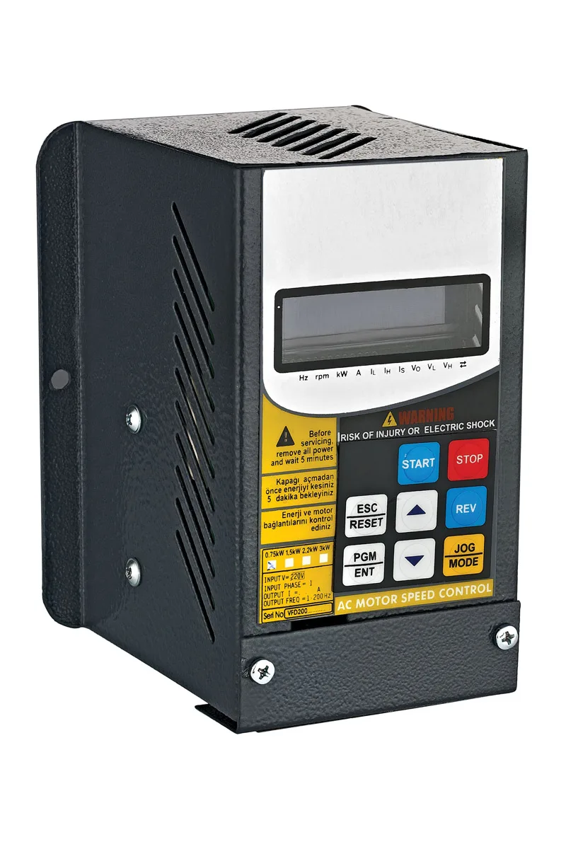 Bahçıvan BSC-F-10 0.75kW Monofaze Frekans İnvertörlü Hız Anahtarı