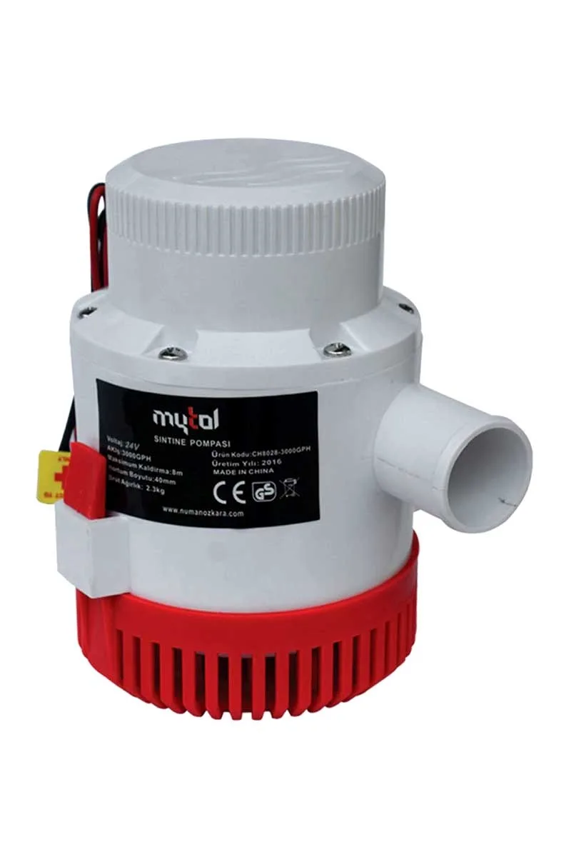 MYTOL CH8028 3000GPH 24V SİNTİNE POMPASI