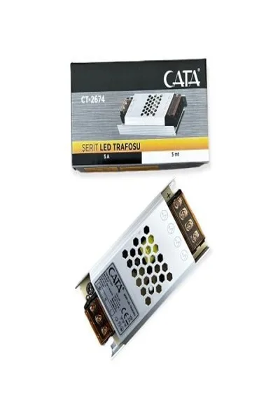 5 AMPER ŞERİT LED TRAFOSU (60W) (SÜPER SLİM FANSIZ) görsel 2