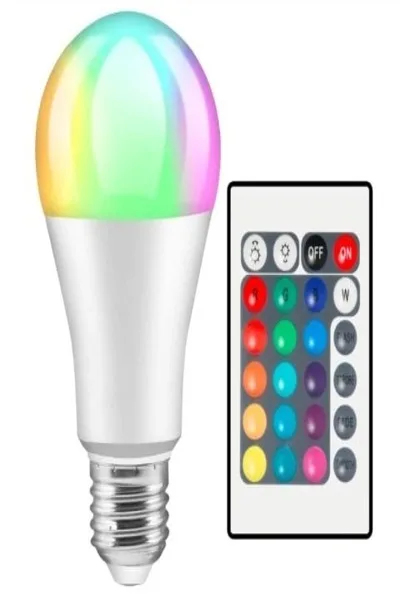 9W RGB AMPUL (KUMANDALI) görsel 2