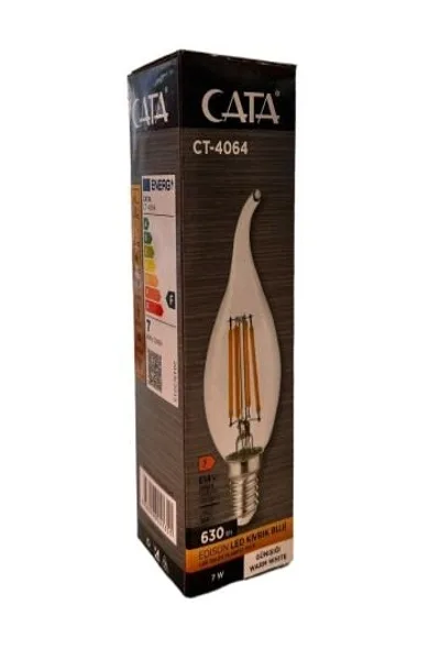 7W LED FİLAMENT KIVRIK BUJİ (GÜNIŞIĞI) görsel 2