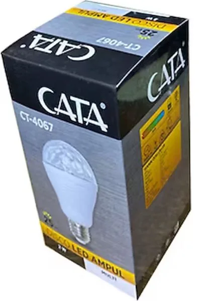 Cata CT-4067 2W Disko Led Ampul Çok Renkli(RGB)