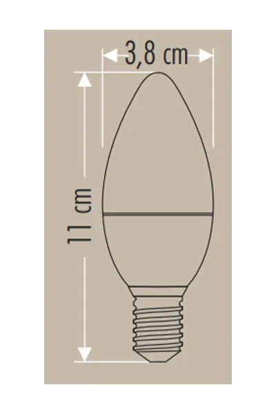 7W LED BUJİ (BEYAZ) görsel 3