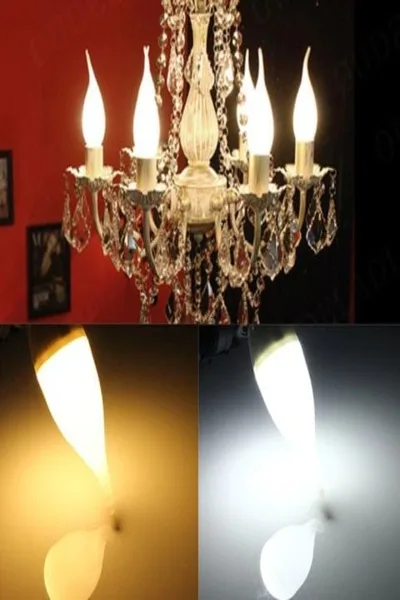 7W LED KIVRIK BUJİ (BEYAZ) görsel 3