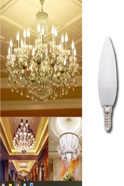 8W LED BUJİ AMPUL (BEYAZ)