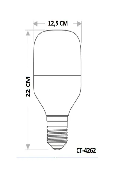 55W TORCH LED AMPUL (E-27) (BEYAZ)