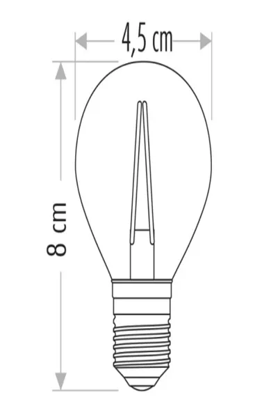 4W RUSTİK LED AMPUL (E27)(AMBER)