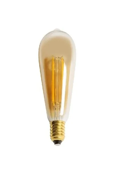 8W RUSTİK LED AMPUL (ST-64) (AMBER ) görsel 2