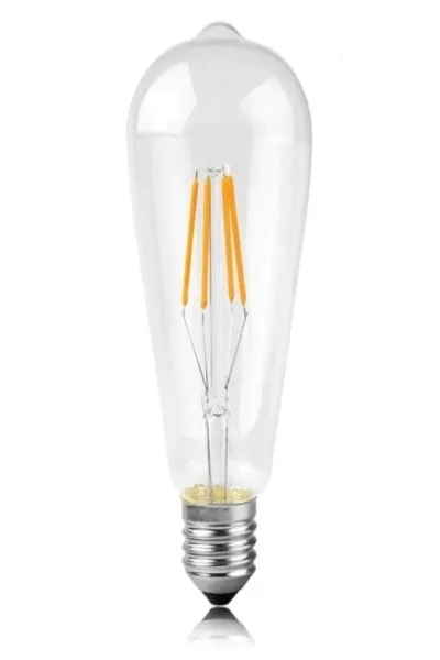 8W EDİSON LED AMPUL (ST-64) GÜNIŞIĞI görsel 2