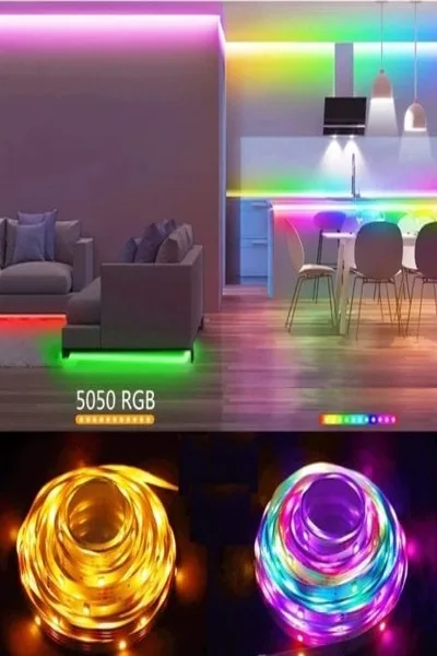 ÜÇ ÇİP ŞERİT LED İÇ MEKAN (RGB)