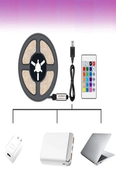 RGB ŞERİT LED SET (USB GİRİŞLİ)