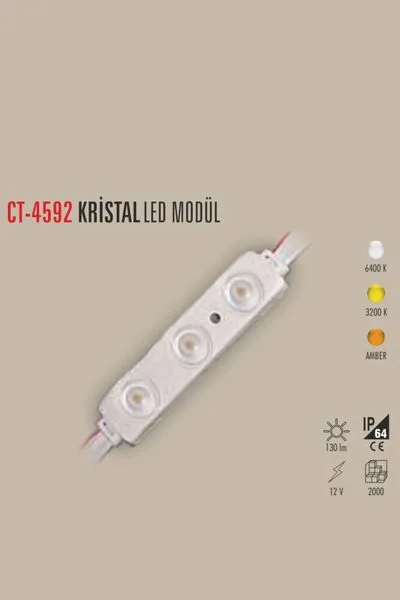 KRİSTAL MERCEK 12V MODÜL LED (BEYAZ)