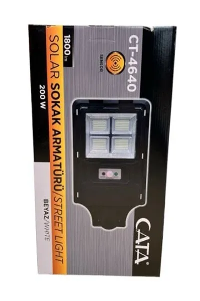 200W SOLAR SOKAK ARMATÜRÜ (KUMANDALI)