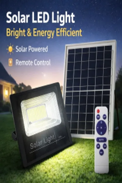 100W SOLAR LED PROJEKTÖR görsel 2