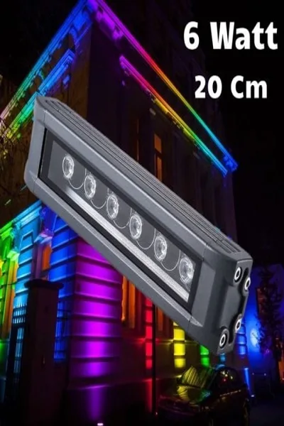 6W GOLD WALL WASHER 20CM (GÜNIŞIĞI) görsel 2