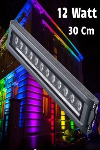 12W GOLD WALLWASHER 30CM (YEŞİL)