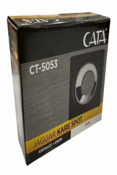 JAGUAR DEKORATİF SİYAH-PLATİN KASA KARE görsel 2