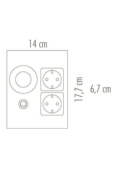 5W ÜÇGEN SPOT (BOŞ KASA) görsel 3