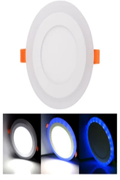6W PANEL LED ARMATÜR (BEYAZ)(MAVİ) görsel 2